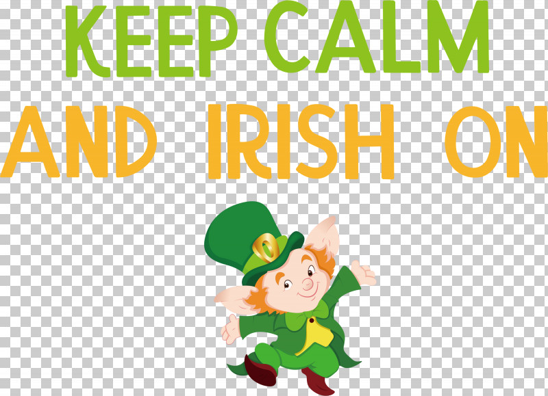 Saint Patrick Patricks Day Keep Calm And Irish PNG, Clipart, Behavior, Cartoon, Character, Green, Happiness Free PNG Download