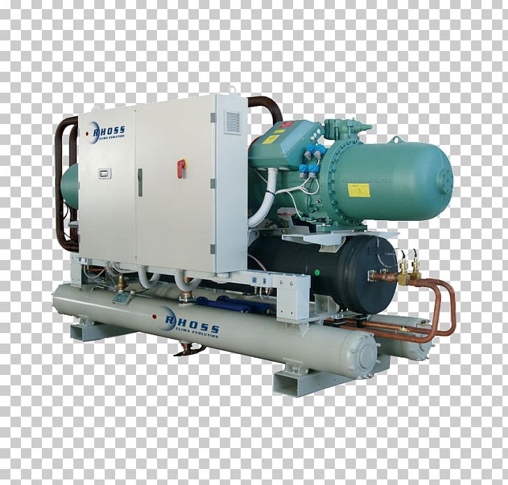 Water Chiller Evaporative Cooler Refrigeration Evaporator PNG, Clipart, Chilled Water, Chiller, Compressor, Condenser, Cylinder Free PNG Download