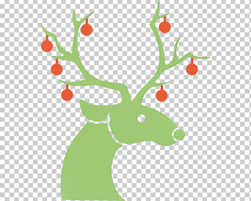 Reindeer PNG, Clipart, Branch, Deer, Green, Leaf, Plant Free PNG Download
