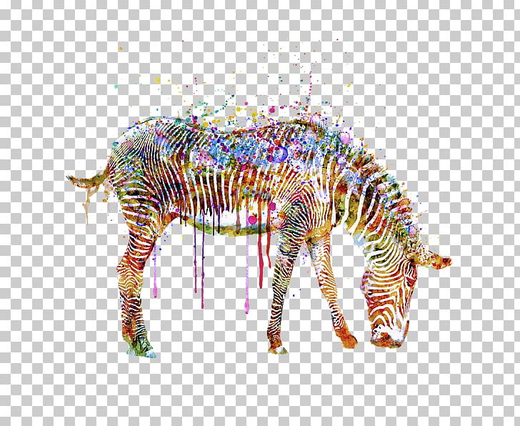 Watercolor Painting Quagga Art Canvas Print PNG, Clipart, Art, Artist, Canvas Print, Drawing, Horse Like Mammal Free PNG Download