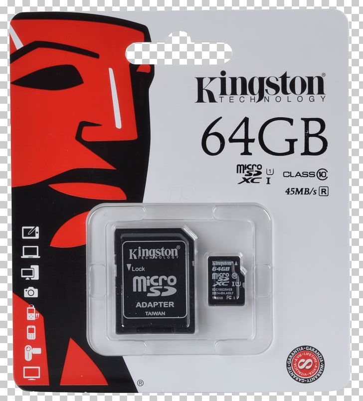 MicroSD Secure Digital Flash Memory Cards Kingston Technology Computer Data Storage PNG, Clipart, Adapter, Computer Data Storage, Electronic Device, Electronics Accessory, Flash Memory Free PNG Download