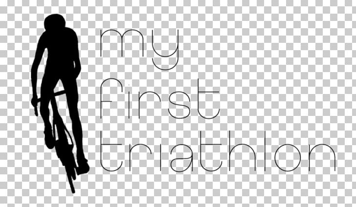 Your First Triathlon Ironman Triathlon Racing Logo PNG, Clipart, Arm, Bicycle, Black, Black And White, Brand Free PNG Download