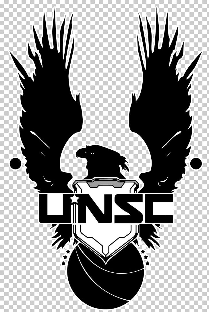 Halo 4 Halo: Reach Halo 3 Halo 5: Guardians Halo: Spartan Assault PNG, Clipart, 343 Industries, Beak, Bird, Bird Of Prey, Black And White Free PNG Download