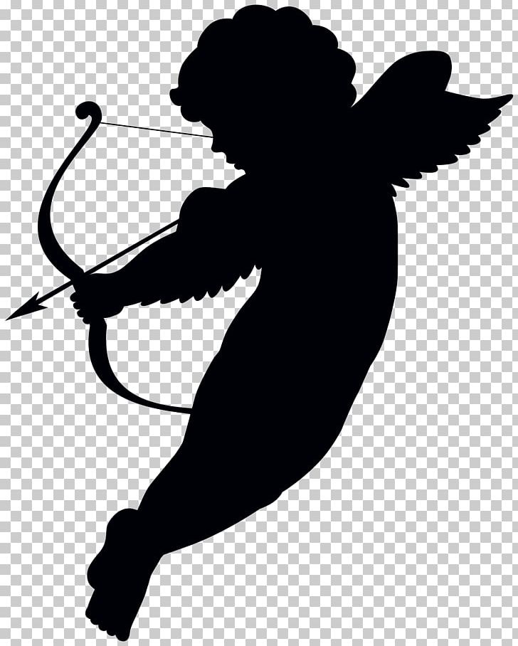 Psyche Revived By Cupid's Kiss Cupid And Psyche Silhouette PNG, Clipart, Arrow, Art, Autocad Dxf, Black And White, Clipart Free PNG Download