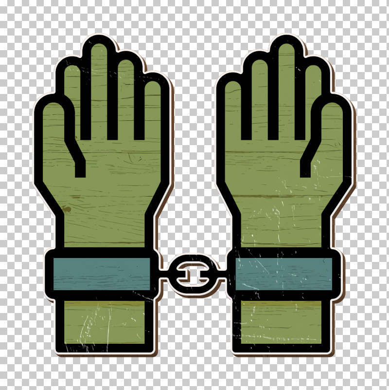 Jail Icon Handcuffs Icon Crime Icon PNG, Clipart, Crime Icon, Finger, Gesture, Glove, Green Free PNG Download