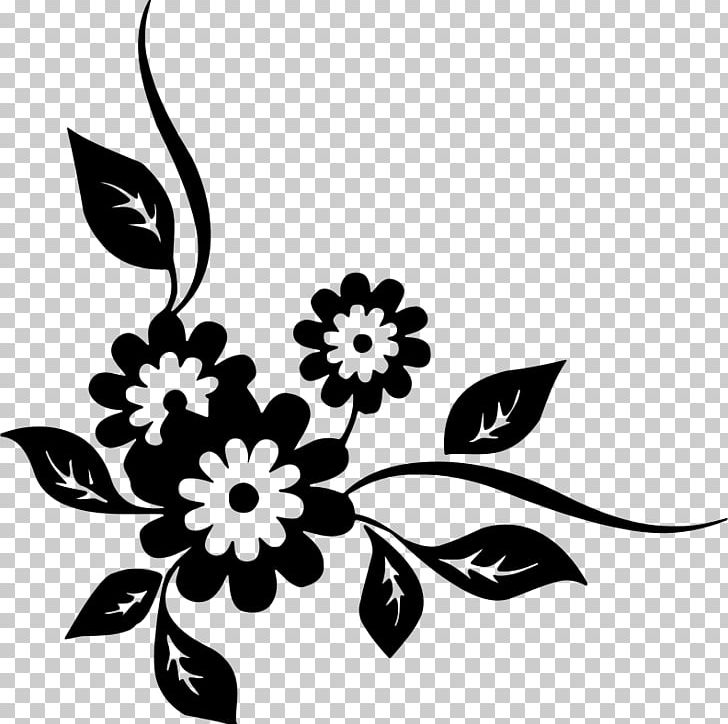 Floral Design Flower PNG, Clipart, Animation, Artwork, Black, Black And White, Branch Free PNG Download