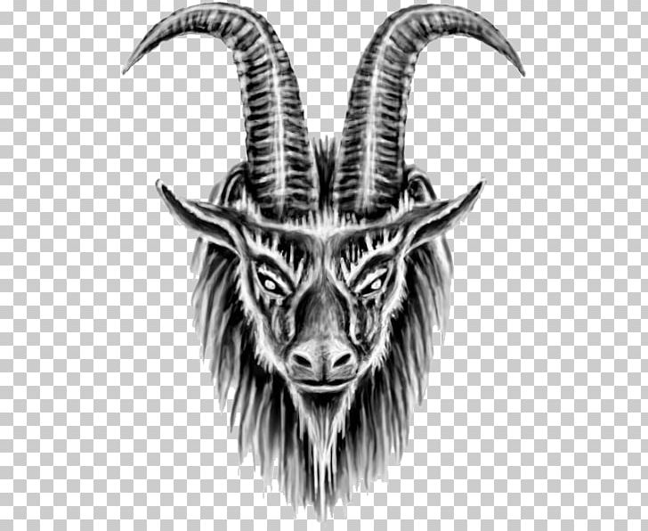 Goat Sleeve Tattoo Drawing Flash PNG, Clipart, Baphomet, Black And White, Body Art, Capricornus, Cattle Like Mammal Free PNG Download
