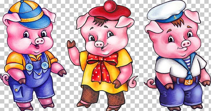 The Three Little Pigs Fairy Tale Goldilocks And The Three Bears Domestic Pig Little Red Riding Hood PNG, Clipart, Art, Cartoon, Child, Coloring Book, Domestic Pig Free PNG Download