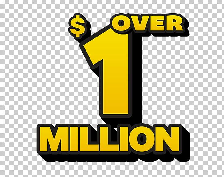 Logo Lottery Brand Yellow Mega Millions PNG, Clipart, 21 March, 2018, 1000000, Area, Artwork Free PNG Download