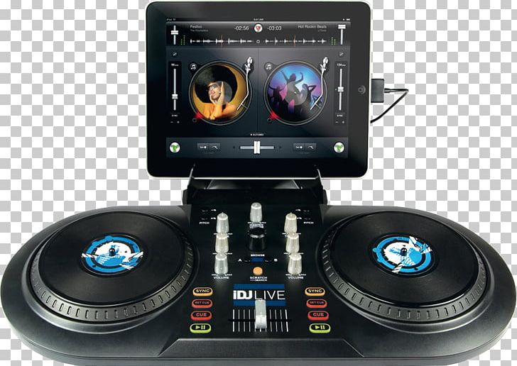 IPod Touch Numark IDJ Live DJ Controller Disc Jockey Djay PNG, Clipart, Audio Mixers, Computer Dj, Disc Jockey, Djay, Dj Controller Free PNG Download