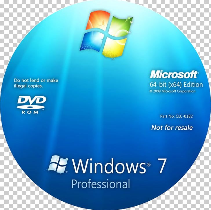 Windows 7 Installation Compact Disc 64-bit Computing PNG, Clipart, 64 Bit, 64 Bit Computing, 64bit Computing, Brand, Compact Disc Free PNG Download