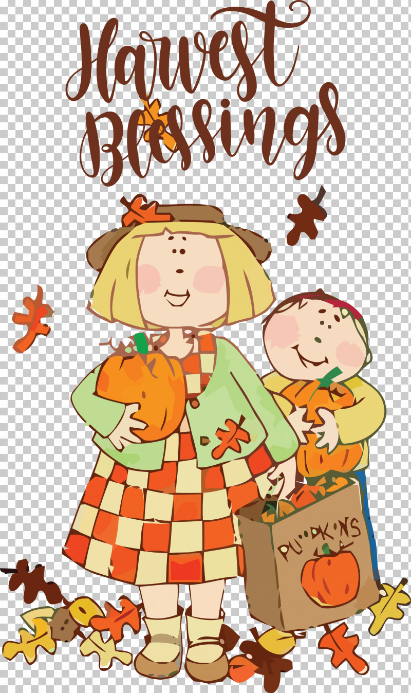 Harvest Blessings Thanksgiving Autumn PNG, Clipart, Autumn, Cartoon, Christmas Day, Drawing, Fan Art Free PNG Download
