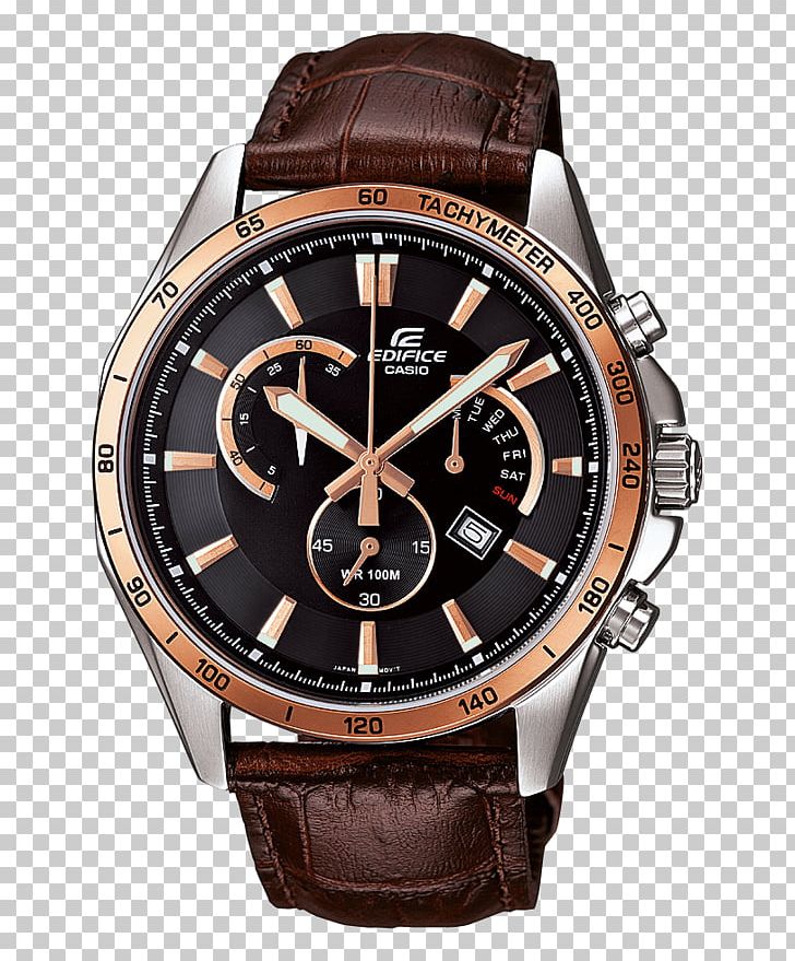 Casio Edifice Watch Chronograph Strap PNG, Clipart, Accessories, Brand, Brown, Calculator Watch, Casio Free PNG Download
