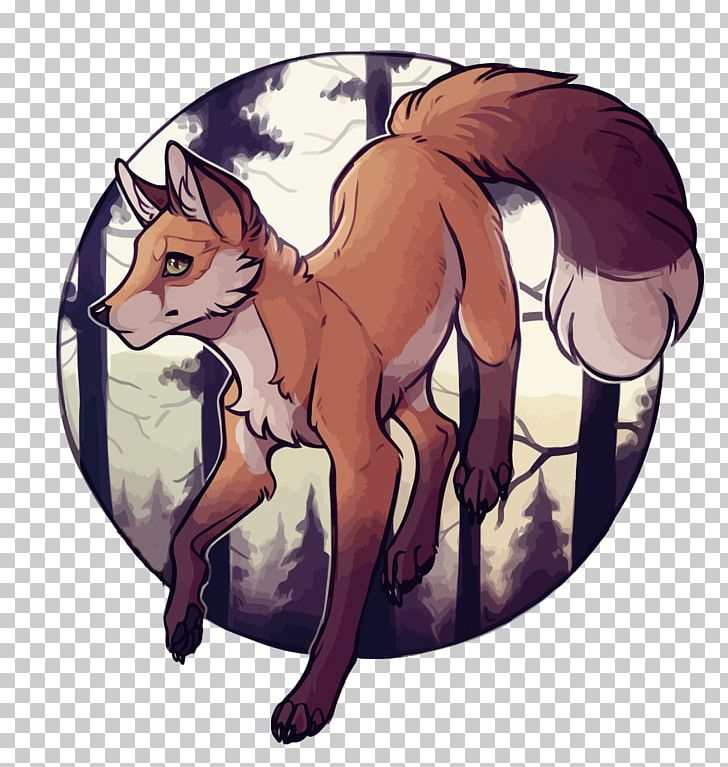 Red Fox Aesthetics Illustration PNG, Clipart, Carnivoran, Cartoon, Dog Like Mammal, Fictional Character, Forest Free PNG Download
