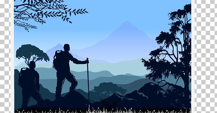 Mountaineering Backpacking Silhouette PNG, Clipart, Adventure, Backpack, Backpacking, Computer Wallpaper, Grass Free PNG Download