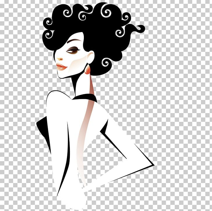 Fashion Girl Model PNG, Clipart, Beauty, Black Hair, Business Woman, Curly Vector, Encapsulated Postscript Free PNG Download