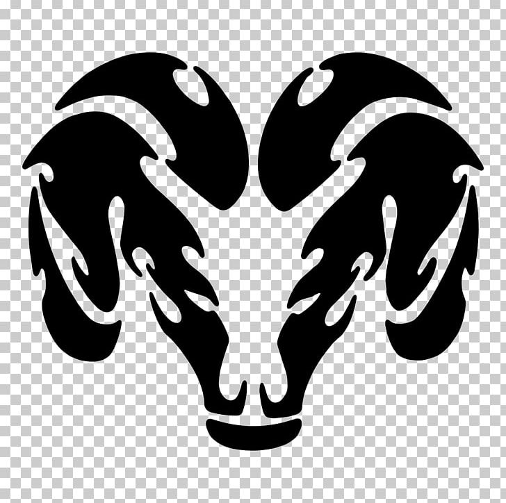 Ram Trucks Ram Pickup Dodge Car Pickup Truck PNG, Clipart, Black And White, Bumper Sticker, Cattle Like Mammal, Chrysler, Decal Free PNG Download