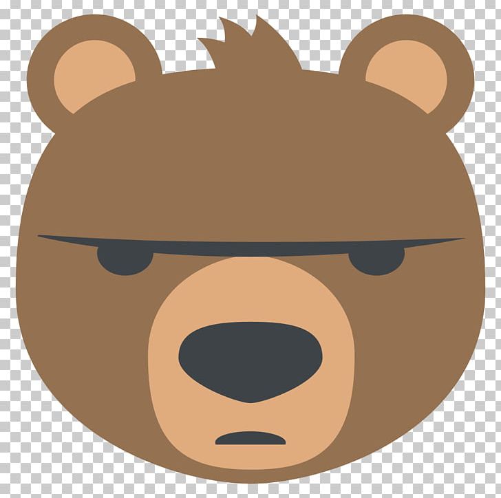 American Black Bear Emoji Emoticon Sticker PNG, Clipart, American Black Bear, Angry, Angry Emoji, Animals, Art Emoji Free PNG Download