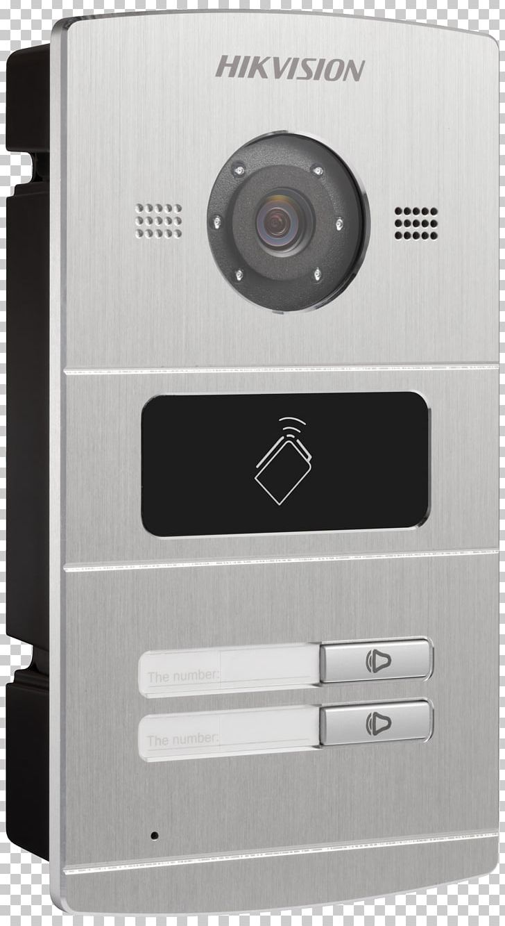 Hikvision Video Door-phone Intercom Closed-circuit Television Camera PNG, Clipart, Access Control, Electronic Device, Hikvision, Intercom, Internet Protocol Free PNG Download