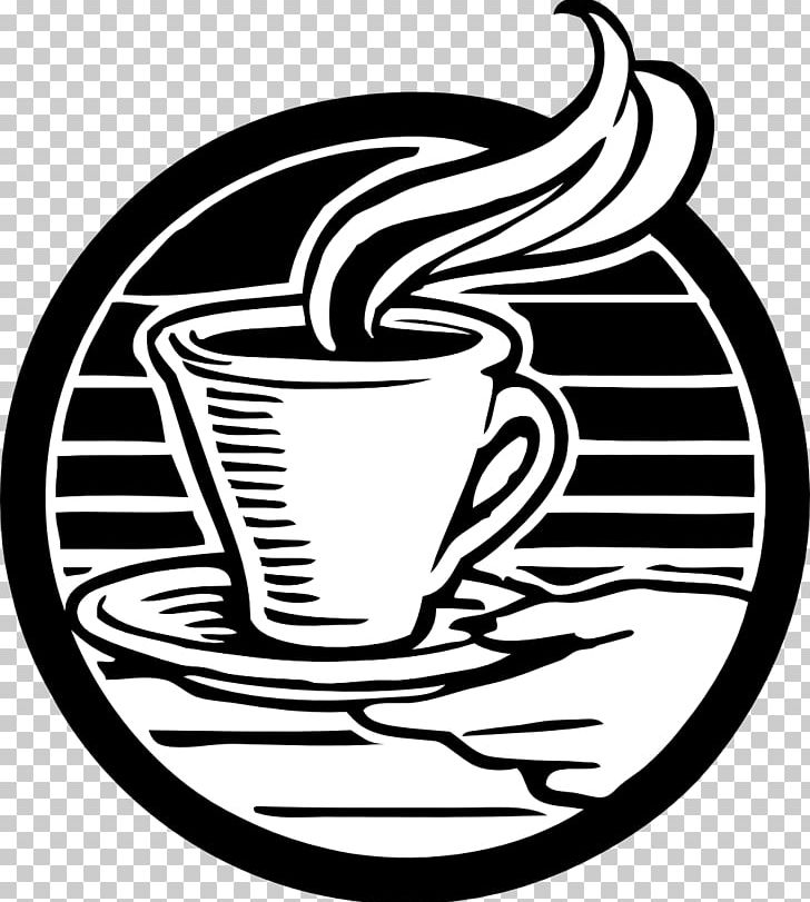 White Coffee Latte Tea Cappuccino PNG, Clipart, Artwork, Black And White, Black And White Line Art, Cafe, Cappuccino Free PNG Download