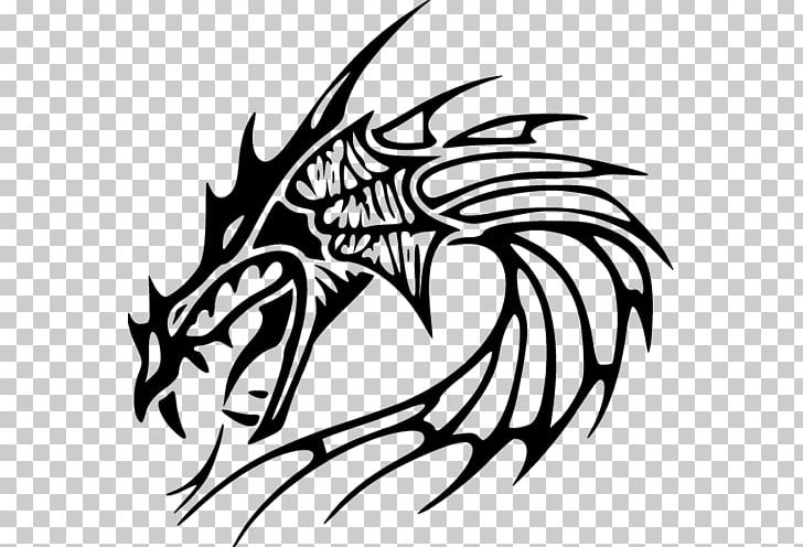 Tattoo Chinese Dragon PNG, Clipart, Art, Artwork, Black And White, Cdr, Chinese Dragon Free PNG Download