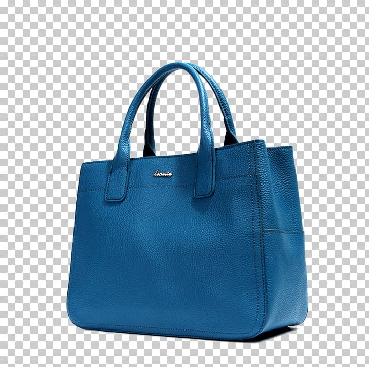 Tote Bag Leather Blue Handbag PNG, Clipart, Accessories, Azure, Bag, Baggage, Blue Free PNG Download