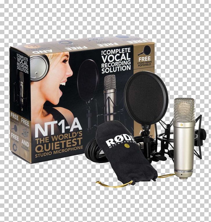 Røde Microphones RØDE NT1-A Condensatormicrofoon Recording Studio PNG, Clipart, Audio, Audio Equipment, Electronic Device, Electronics, Hardware Free PNG Download