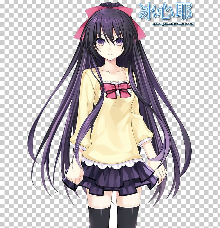 Date A Live Computer Software Rendering PlayStation Anime PNG, Clipart, Action Figure, Black Hair, Brown Hair, Compile Heart, Computer Software Free PNG Download