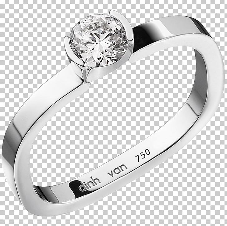 Solitaire Wedding Ring Dinh Van SAS Engagement Ring PNG, Clipart, Bijou, Body Jewelry, Bracelet, Brilliant, Carat Free PNG Download
