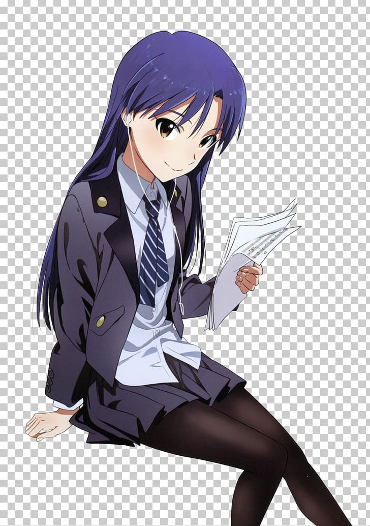 Chihaya Kisaragi Anime The Idolmaster 2 THE <a Href="/cdn-cgi/l/email-protection" Class="__cf_email__" Data-cfemail="3079747f7c7d7063647562">[email&#160;protected]</a> PNG, Clipart, Anime, Black Hair, Brown Hair, Cartoon, Chihaya Kisaragi Free PNG Download
