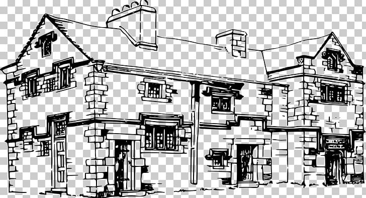 Home House Building Architecture PNG, Clipart, Angle, Area, Artwork, Black And White, Building Free PNG Download