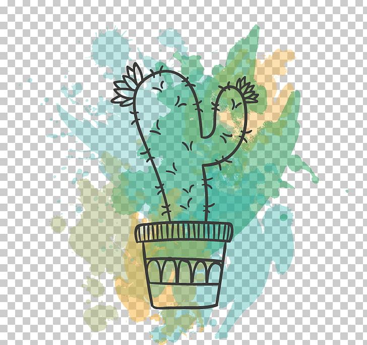 Paper Cactaceae Watercolor Painting Drawing Euclidean PNG, Clipart, Branch, Cactus, Cactus Vector, Canvas, Drawing Free PNG Download