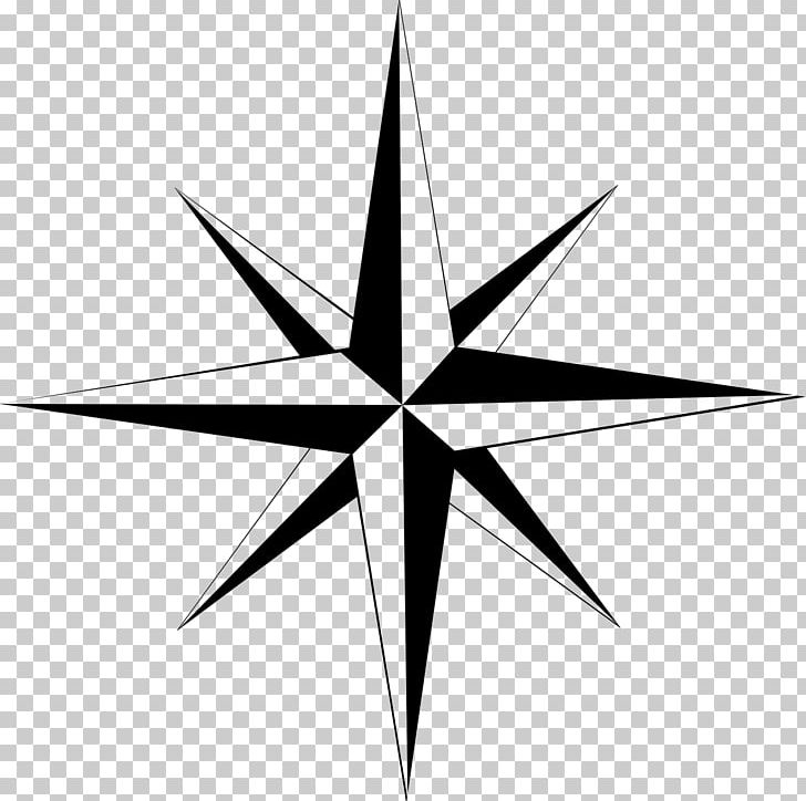 Wind Rose Compass Rose Drawing PNG, Clipart, Angle, Black And White, Cardinal Direction, Circle, Clip Art Free PNG Download