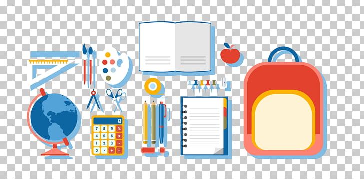 School Supplies Illustration PNG, Clipart, Area, Brand, Communication, Creative Background, Creative Graphics Free PNG Download