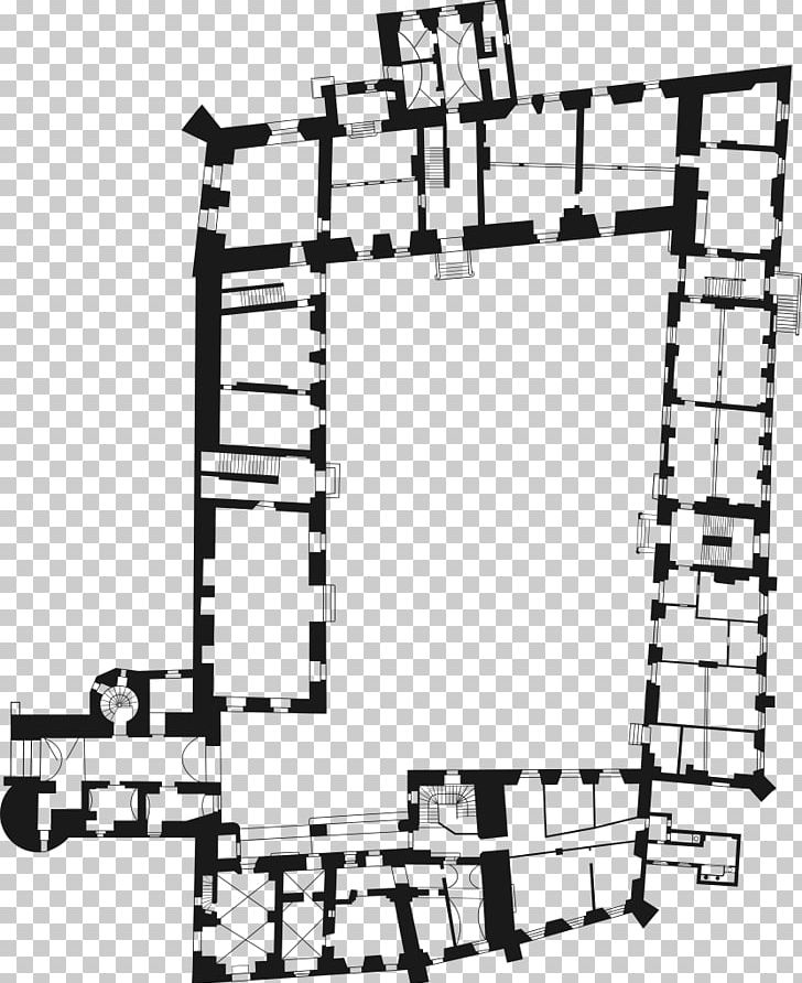 Zamek W Krośnie Odrzańskim Imperial Castle PNG, Clipart, Angle, Architectural Plan, Area, Black And White, Building Free PNG Download