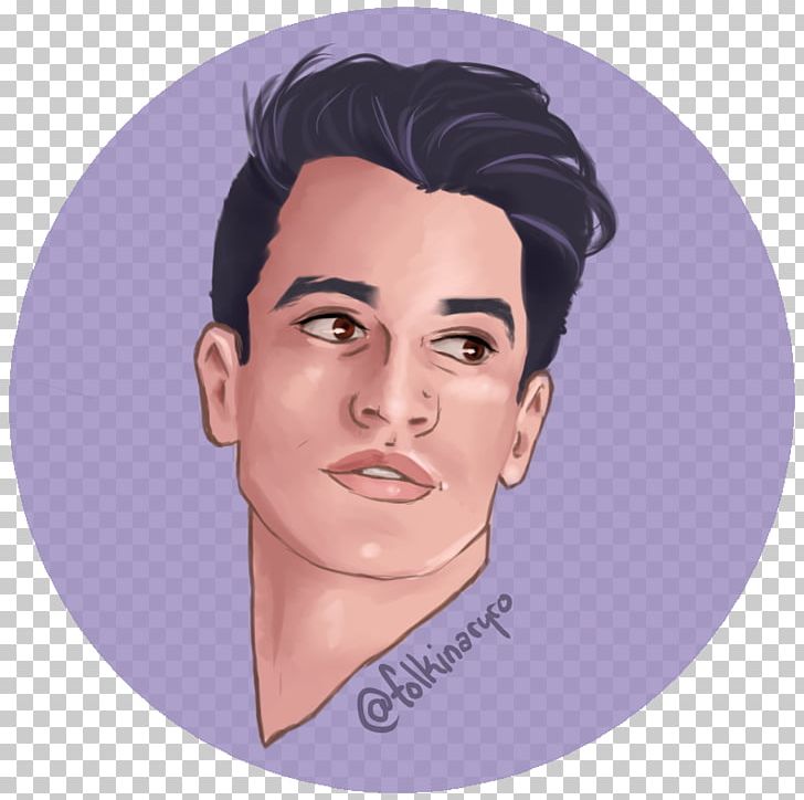 Brendon Urie Drawing Painting Digital Art Panic! At The Disco PNG, Clipart, Art, Black And White, Black Hair, Brendon Urie, Brown Hair Free PNG Download