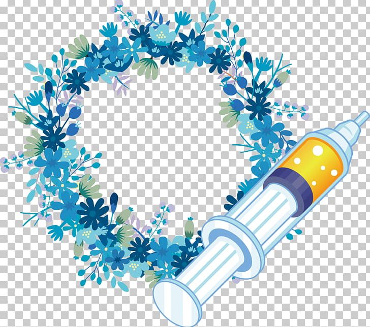Paper Napkin Wreath Flower Blue PNG, Clipart, Beautiful Vector, Beautiful Wreaths, Beauty, Beauty Salon, Blue Free PNG Download