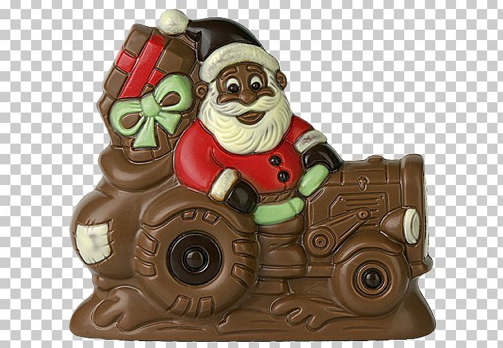 Santa Claus Garden Gnome Christmas Day Tractor Scooter PNG, Clipart, Chocolate, Christmas Day, Christmas Ornament, Figurine, Garden Gnome Free PNG Download