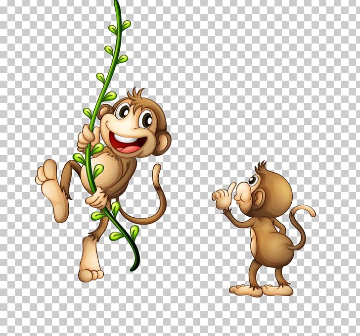 Monkey Vine PNG, Clipart, Animals, Art, Background Green, Branches Vector, Carnivoran Free PNG Download