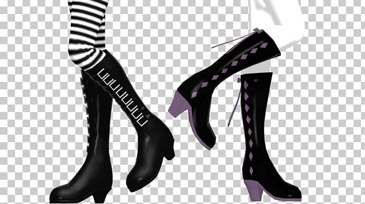 High-heeled Shoe MikuMikuDance Boot Niconico PNG, Clipart, 3d Computer Graphics, Accessories, Black, Boot, Fashion Accessory Free PNG Download