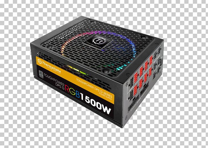 Power Supply Unit Toughpower DPS G RGB 1500W PS-TPG-1500DPCTXX-T Thermaltake Toughpower DPS G PS-TPG-1250DPCTUS-T 1250W 80 PLUS Titaniu Netzteil 650W Gold Toughpower Grand Digital RGB 80+ PNG, Clipart, 80 Plus, Electronic Device, Electronics Accessory, Hardware, Power Converters Free PNG Download
