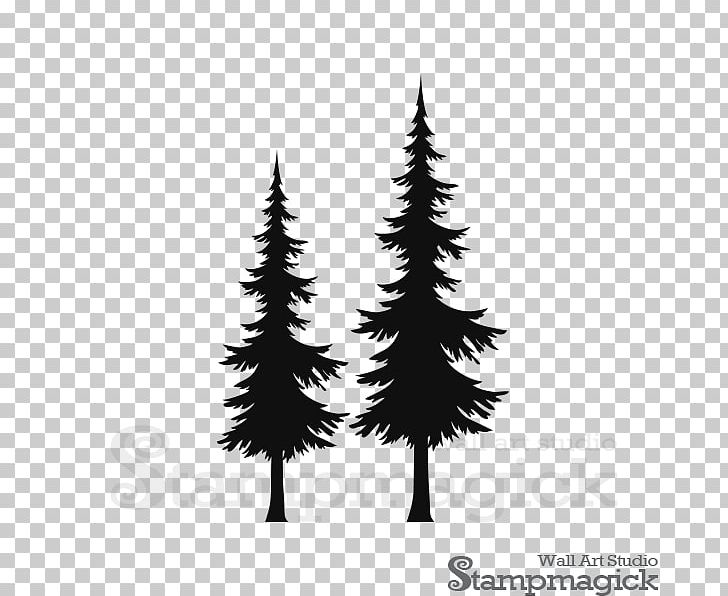 Wall Decal Sticker Pine Tree PNG, Clipart, Black And White, Branch, Christmas Decoration, Christmas Ornament, Christmas Tree Free PNG Download