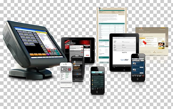 Micros Systems Hotel Point Of Sale Business Computer Software PNG, Clipart, Business, Computer Monitor Accessory, Display Advertising, Electronic Device, Electronics Free PNG Download