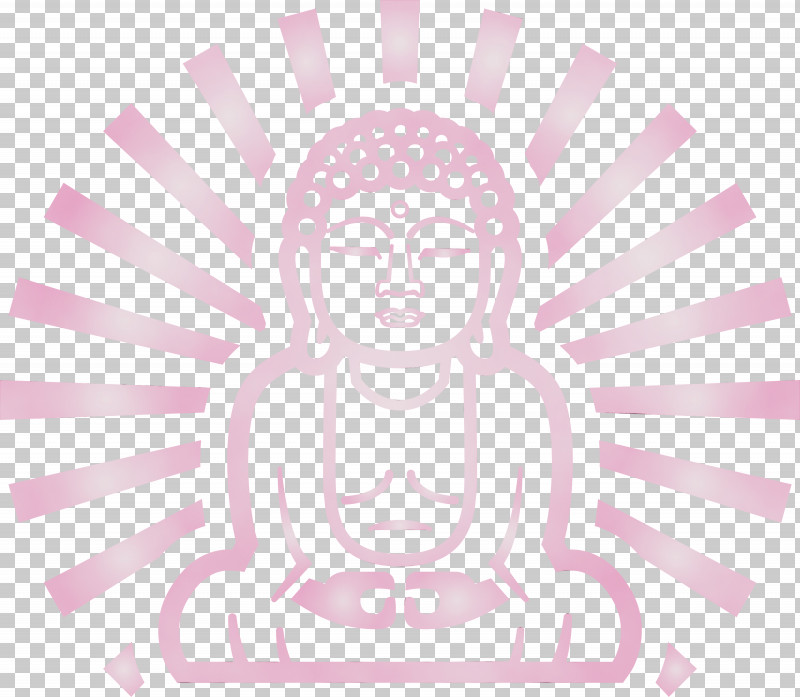 White Pink Head Meditation Logo PNG, Clipart, Buddha, Head, Logo, Meditation, Paint Free PNG Download