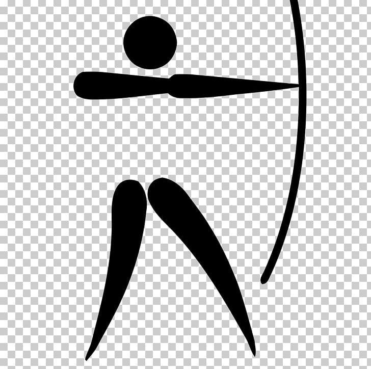 Archery Pictogram Bow And Arrow PNG, Clipart, Angle, Archery, Area, Arrow, Black Free PNG Download