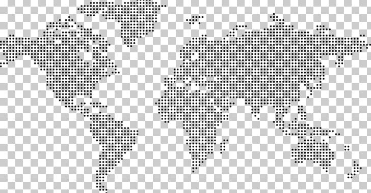 World Map Globe Earth PNG, Clipart, Angle, Area, Black And White, Diagram, Dot Free PNG Download