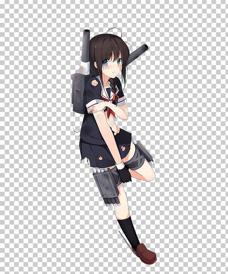 Kantai Collection Japanese Destroyer Shigure Shimushu-class Escort Ship Japanese Destroyer Kamikaze PNG, Clipart, Anime, Black Hair, Costume, Destroyer, Figurine Free PNG Download