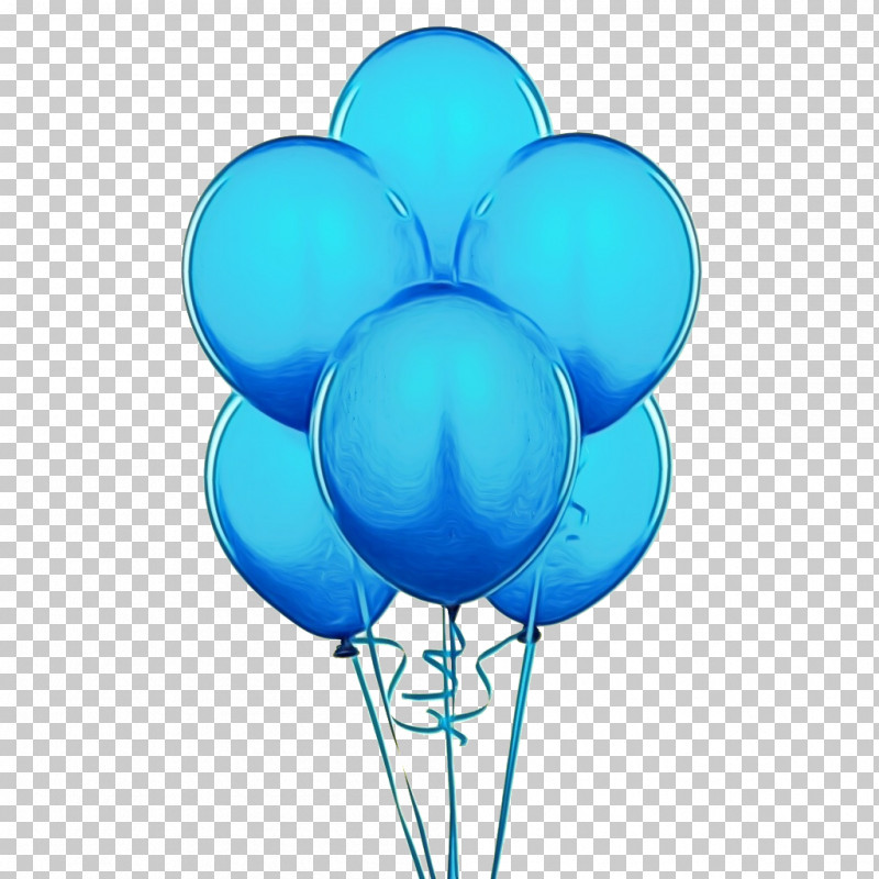 Balloon Blue Turquoise Aqua Party Supply PNG, Clipart, Aqua, Balloon, Blue, Paint, Party Supply Free PNG Download