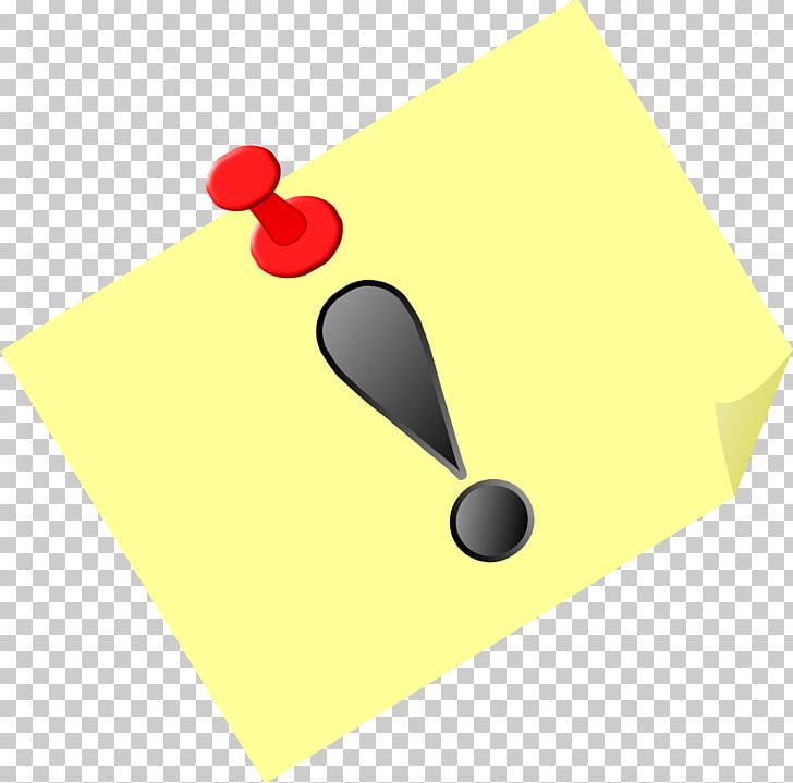 Post-it Note Exclamation Mark PNG, Clipart, Angle, Computer Icons, Eighth Note, Exclamation Mark, Interjection Free PNG Download