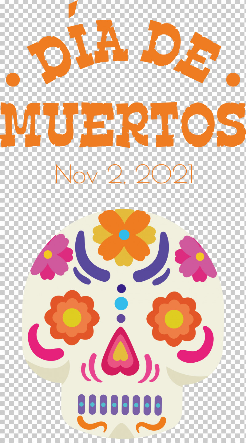 Day Of The Dead Día De Los Muertos PNG, Clipart, Day Of The Dead, Dia De Los Muertos, Floral Design, Orange Sa, Paintbrush Free PNG Download